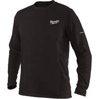 Workskin Long Sleeve Shirt, Men's, Small, Black Mukwa Safety Services