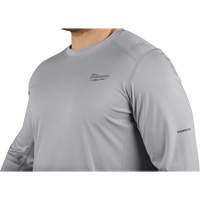 Chandail l&eacute;ger Workskin, Hommes, Petit, Gris Mukwa Safety Services