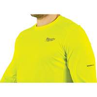 Chandail l&eacute;ger &agrave; haute visibilit&eacute; Workskin, Hommes, Petit, Jaune Mukwa Safety Services