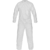 CleanMax&reg; Clean Manufactured Non-Sterile Coverall, Medium, White, Microporous Mukwa Safety Services