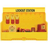 Premier Electrical Lockout Station, None Padlocks, 16 Padlock Capacity, Padlocks Not Included Mukwa Safety Services