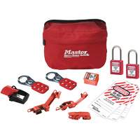 Trousse de cadenassage standard avec cadenas en thermoplastique Zenex, Ensemble &eacute;lectrique, 13 composants compris Mukwa Safety Services