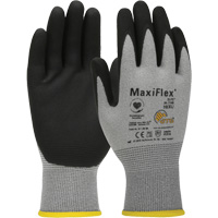 ATG MaxiFlex&reg; Elite Ultra Lightweight Touchscreen Compatible Gloves, Large, Nitrile Coating, 18 Gauge, Nylon Shell Mukwa Safety Services