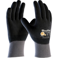 Gants compatibles avec les &eacute;crans tactiles ATG MaxiFlex Ultimate, Grand, R&ecirc;vetement Nitrile, Calibre 15, Enveloppe en Nylon/&eacute;lasthanne Mukwa Safety Services