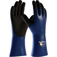 Gants r&eacute;sistant aux produits chimiques et aux coupures ATG MaxiDry Plus, Grand, R&ecirc;vetement Nitrile, Enveloppe en Nylon/&eacute;lasthanne Mukwa Safety Services