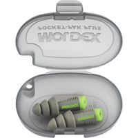 Alphas Reusable Earplugs, Uncorded, Bulk - Plastic Case, 27 dB NRR, One-Size Mukwa Safety Services