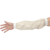 Sleeves, 18", Cotton, White Mukwa Safety Services