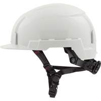 Front-Brim Helmet with Bolt Headlamp Mount, Ratchet Suspension Mukwa Safety Services