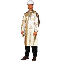 ALM 300 Long Heat Protective Apron/Smock, 48" L, Aluminized Fibreglass Mukwa Safety Services
