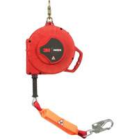 Rebel Self Retracting Lifeline, 50', Galvanized Steel, Swivel Mukwa Safety Services