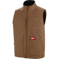 Veste doubl&eacute;e en sherpa ultra-r&eacute;sistante, Hommes, Petit, Brun Mukwa Safety Services