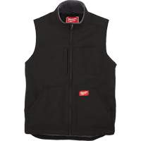 Veste doubl&eacute;e en sherpa ultra-r&eacute;sistante, Hommes, Petit, Noir Mukwa Safety Services