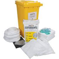 Premium Spill Kit, Oil Only, Bin, 63 US gal. Absorbancy Mukwa Safety Services