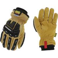 Gants imperm&eacute;ables ColdworkM-Pact, 8, Paume en Cuir fleur, Poignet &eacute;lastique Mukwa Safety Services
