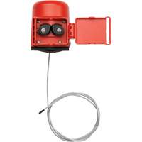 No-Handle Valve Lockout with Cable, Ball/Gate Type Mukwa Safety Services