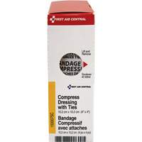 Recharge de bandages compressifs avec attaches SmartCompliance, 4" lo x 4" la Mukwa Safety Services