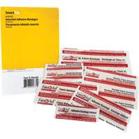SmartCompliance&reg; Refill Adhesive Bandages, Assorted, Fabric/Plastic, Non-Sterile Mukwa Safety Services