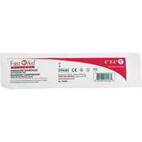 Sterile Compress Pressure Bandage, 6" L x 6" W Mukwa Safety Services