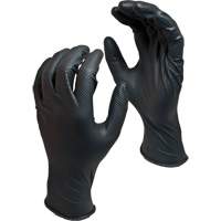 Gants jetables biod&eacute;gradables Green Monkey, Petit, Nitrile, 8 mils, Sans poudre, Noir Mukwa Safety Services