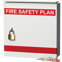 Boîte pour plan de s&eacute;curit&eacute; en cas d'incendie Mukwa Safety Services