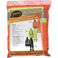 5598 Lightweight Waterproof Rain Suit, Polyester/PVC, Small, High Visibility Orange Mukwa Safety Services
