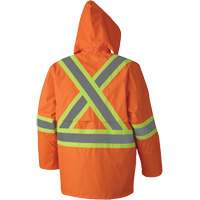 5608 210D Waterproof Rain Suit, Polyester/PVC, Small, High Visibility Orange Mukwa Safety Services