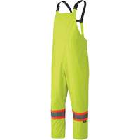 5609 210D Waterproof Rain Suit, Polyester/PVC, X-Small, High Visibility Lime-Yellow Mukwa Safety Services