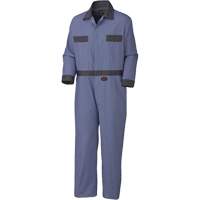 5133 Coveralls with Concealed Brass Buttons, Men's, Navy Blue, Size 36 Mukwa Safety Services