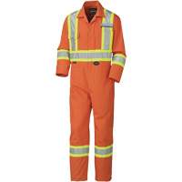 5513 Industrial Wash Coveralls, 36, High Visibility Orange Mukwa Safety Services