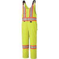 6616 Overalls, Poly-Cotton, 36, High Visibility Lime-Yellow Mukwa Safety Services