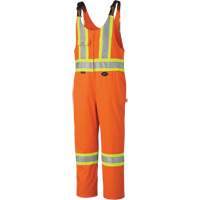 6617Z Safety Overalls with Leg Zippers, Poly-Cotton, 36, High Visibility Orange Mukwa Safety Services
