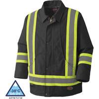 5535BKA Quilted Duck Parka, Black, X-Small Mukwa Safety Services