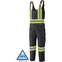 5536BK Quilted Duck Overalls, Cotton, X-Small, Black Mukwa Safety Services