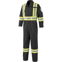 7702BKT Combinaison FR-Tech contre les arcs, Taille 40 (grand taille), Noir, 10 cal/cm² Mukwa Safety Services