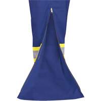 7706 Combinaison ignifuge FR-Tech avec fermetures &agrave; glissi&egrave;re aux jambes, Taille 36, Bleu royal, 9,7 cal/cm² Mukwa Safety Services