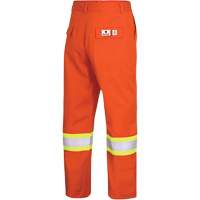7763 Pantalon de s&eacute;curit&eacute; haute visibilit&eacute; r&eacute;sistant aux arcs &eacute;lectriques FR-Tech 88/12, 30, x 32, Orange haute visibilit&eacute;, 9,7 cal/cm² Mukwa Safety Services