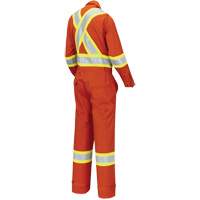 7702W Combinaison FR-Tech ignifuge/contre les arcs pour femme, Taille T-petit, Orange haute visibilit&eacute;, 10 cal/cm² Mukwa Safety Services