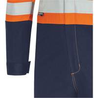 7702BB Combinaison de s&eacute;curit&eacute; FR-Tech 2 tons, Taille 36, Bleu marin/Orange, 10 cal/cm² Mukwa Safety Services