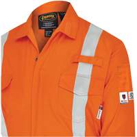 7702BB Combinaison de s&eacute;curit&eacute; FR-Tech 2 tons, Taille 36, Bleu marin/Orange, 10 cal/cm² Mukwa Safety Services
