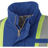 5523 Manteau de s&eacute;curit&eacute; ignifuge, Petit, Bleu royal, 58 cal/cm² Mukwa Safety Services
