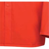 576J High-Visibility FR Rain Jacket, Small, High Visibility Orange Mukwa Safety Services