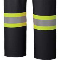 5895BK Flame-Resistant Waterproof Stretch Bib Pants, X-Small, Black Mukwa Safety Services