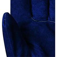 630 Blue Insulated Fitter's Gloves, One Size, Split Cowhide Palm, Boa Inner Lining Mukwa Safety Services