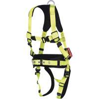 FBH-70110A PeakPro Plus Series Safety Harness with Trauma Strap, CSA Certified, Class A, X-Large Mukwa Safety Services
