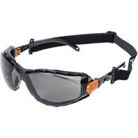XPS502 Sealed Safety Glasses, Smoke Lens, Anti-Fog/Anti-Scratch Mukwa Safety Services