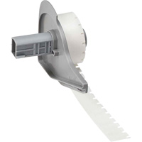 Harsh Environment Multi-Purpose Labels, Polyester, 0.35" L x 0.2" H, Black on Clear Mukwa Safety Services
