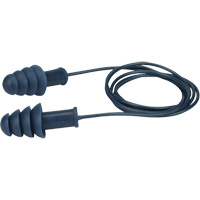 Metal-Detectable Reusable TPR Earplugs, Corded, Bulk - Box, 27 dB NRR, One-Size Mukwa Safety Services
