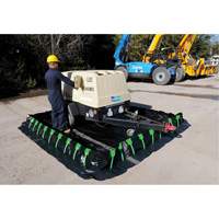 Berme Ultra-Containment Berm, Capacit&eacute; 1077 gal. US, 12' la x 12' lo x 12" h, Paroi &agrave; piquets Mukwa Safety Services