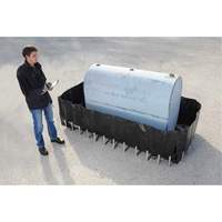 Conteneur de confinement flexible sans drain Ultra-275 Containment Sump, 102" lo x 48" la, 400 gal. US Capacit&eacute; Mukwa Safety Services