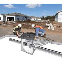 High Capacity Ultra-Drain Guard&reg; Catch Basin Insert, Oil & Sediment, 60" L x 60" W Mukwa Safety Services